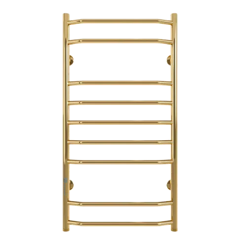 Полотенцесушитель водяной Gloss & Reiter Terra 500х1000/9 1" золотой нижнее подключение