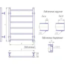 Полотенцесушитель Gloss & Reiter Skif combi. Л. 50х100.С4.Л5.G1