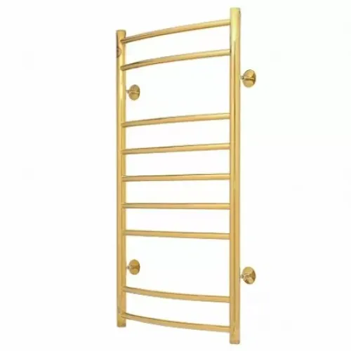 Полотенцесушитель водяной Gloss & Reiter Raduga 500х1000/9 1" золотой, нижнее подключение