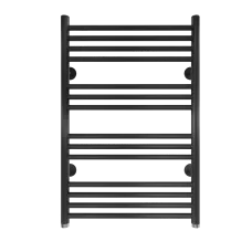 Полотенцесушитель водяной Gloss & Reiter Line 500x800/14 1" черный, нижнее подключение