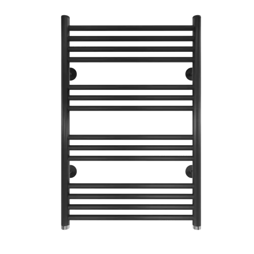 Полотенцесушитель водяной Gloss & Reiter Line 500x800/14 1" черный, нижнее подключение