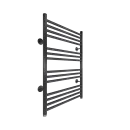 Полотенцесушитель водяной Gloss & Reiter Line 500x800/14 1" черный, нижнее подключение