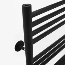 Полотенцесушитель водяной Gloss & Reiter Line 500x800/14 1" черный, нижнее подключение