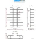 Полотенцесушитель водяной Ростела Аккорд 700 1" резьба