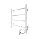 Полотенцесушитель электрический Ростела Виктория 500x600/4 белый, подключение справа