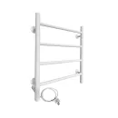 Полотенцесушитель электрический Ростела Виктория 500x600/4 белый, подключение слева
