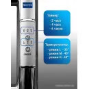 Полотенцесушитель Ростела Виктория 50x60/4 (с диммером, черный левый)