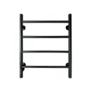 Полотенцесушитель электрический Ростела Виктория 500x600/4 черный, подключение слева
