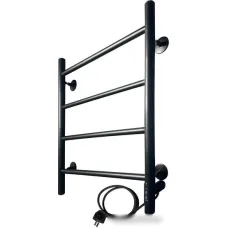 Полотенцесушитель Ростела Виктория 50x60/4 (с диммером, черный правый)