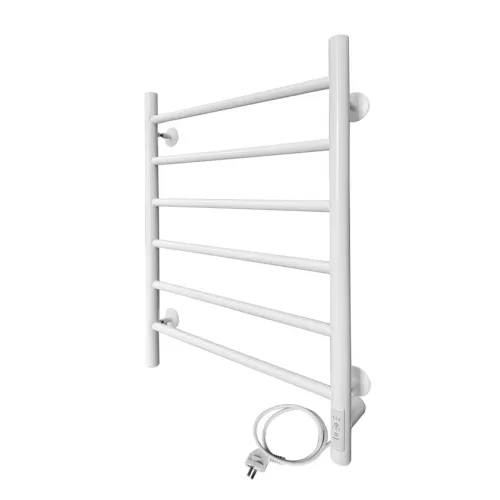 Полотенцесушитель электрический Ростела Виктория 500x700/6 белый, подключение справа