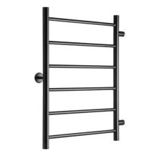 Полотенцесушитель Ростела Виктория боковое подключение 1" 6 перекладин 50х70 см (черный)