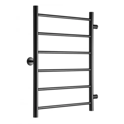 Полотенцесушитель Ростела Виктория боковое подключение 1" 6 перекладин 50х70 см (черный)