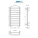 Полотенцесушитель водяной Ростела Дуэт 500x1000/8 1" нижнее подключение
