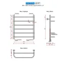 Полотенцесушитель водяной Ростела Дуэт 500x600/6 1/2" нижнее подключение