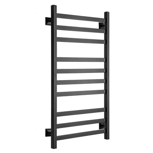 Полотенцесушитель Ростела Квадро V 30 1/2" 10 перекладин 40x100 см (черный)
