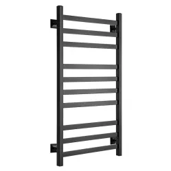 Полотенцесушитель Ростела Квадро V 30 1/2" 10 перекладин 50х60 см (черный)