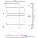 Полотенцесушитель Сунержа Эпатаж 3.0 800х600 МЭМ правый 31-5851-8060