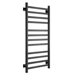 Полотенцесушитель Ростела Квадро V 30 1/2" 12 перекладин 50x120 см (черный)
