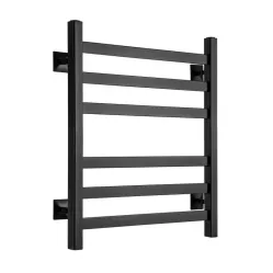 Полотенцесушитель Ростела Квадро V 30 1/2" 6 перекладин 40x60 см (черный)