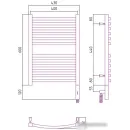 Полотенцесушитель Сунержа Аркус 3.0 600х400 МЭМ правый 15-5705-6040