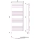 Полотенцесушитель Сунержа Богема 3.0 выгнутая 1200х500 МЭМ левый 15-5802-1250