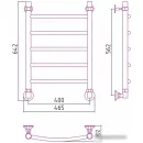 Полотенцесушитель Стилье Аксиома-20 600х400 00662-6040