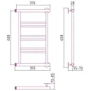 Полотенцесушитель Стилье Минор 0601 600х400 (2+2+2) П 00601-6040