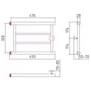Полотенцесушитель Стилье Минор 0600 320х500 (2) П 00600-3250