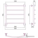 Полотенцесушитель Стилье Версия-Н2 600х500 (5) Г 18 12622-6050