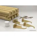 Стальной трубчатый радиатор Сунержа Эстет-11 EU50 500х360 8 секций (матовое золото)