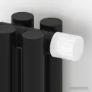 Стальной трубчатый радиатор Сунержа Эстет-11 EU50 1800х495 11 секций (матовый черный)