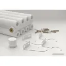 Стальной трубчатый радиатор Сунержа Эстет-00 EU50 1200х495 11 секций (матовый белый)