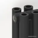 Стальной трубчатый радиатор Сунержа Эстет-00 500х360 8 секций (темный титан муар)