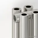 Стальной трубчатый радиатор Сунержа Эстет-00 1200х90 2 секции (хром)