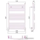 Полотенцесушитель Сунержа Аркус 800х500 30-0251-8050