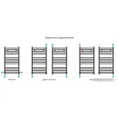 Полотенцесушитель Сунержа Аркус 800х400 020-0251-8040