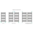 Полотенцесушитель Сунержа Аркус 1200х500 31-0251-1250