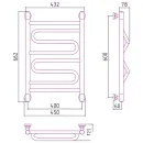 Полотенцесушитель Сунержа Элегия+ 600х400 15-0205-6040