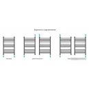 Полотенцесушитель Сунержа Флюид+ 800х500 051-0222-8050