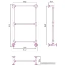 Полотенцесушитель Сунержа Ренессанс 1304 860х500 30-0280-8650