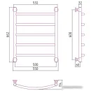 Полотенцесушитель Сунержа Галант+ 600х500 022-0200-6050
