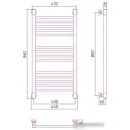 Полотенцесушитель Сунержа Богема+ прямая 800х400 30-0220-8040
