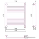 Полотенцесушитель Сунержа Богема+ прямая 600х500 071-0220-6050