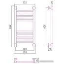 Полотенцесушитель Сунержа Богема+ прямая 600х300 30-0220-6030