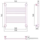 Полотенцесушитель Сунержа Богема+ прямая 500х500 30-0220-5050