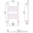 Полотенцесушитель Сунержа Богема+ прямая 500х300 31-0220-5030