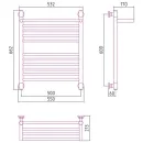 Полотенцесушитель Сунержа Богема с полкой+ 600х500 020-0223-6050
