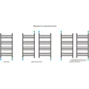 Полотенцесушитель Сунержа Богема с полкой+ 1000х500 00-0223-1050