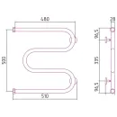 Полотенцесушитель Сунержа М-образный+ 500х500 00-4007-5050