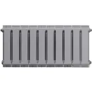 Биметаллический радиатор Royal Thermo PianoForte 300 Silver Satin (10 секций) боковое подключение